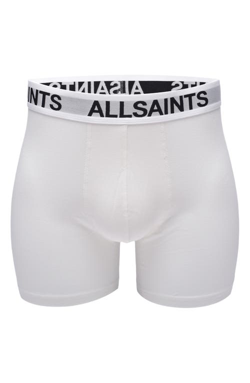 Allsaints 3-pack 5-inch Contour Pouch Boxer Briefs In Grey Multi