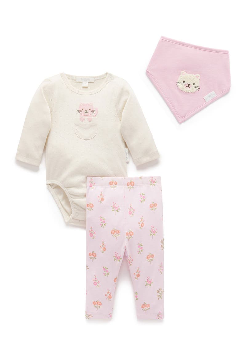 3 Piece Set Girls, Main, color, Aster Print