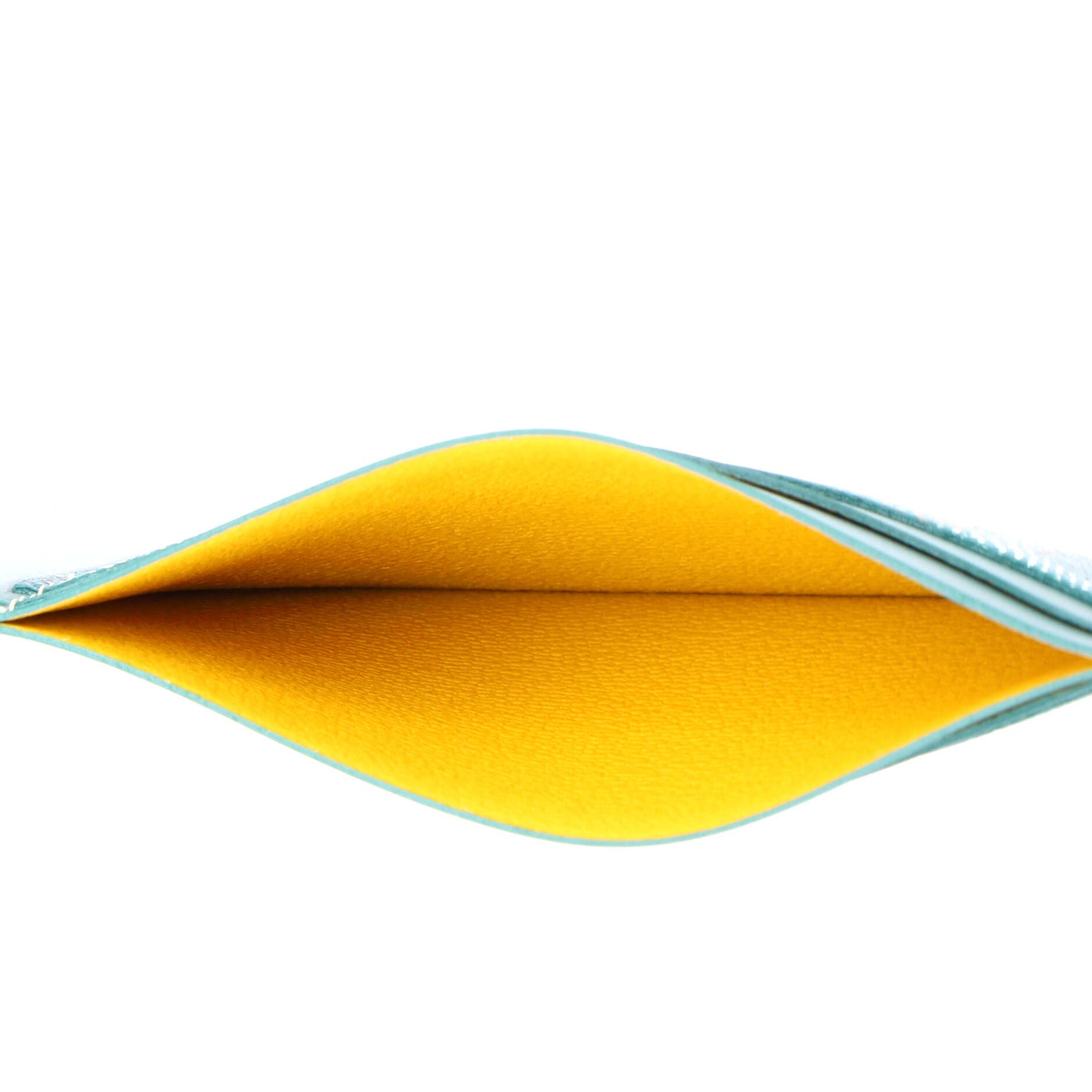 Pre-Owned Goyard Saint Sulpice Card Holder Coated Canvas, Alternate, color, Green