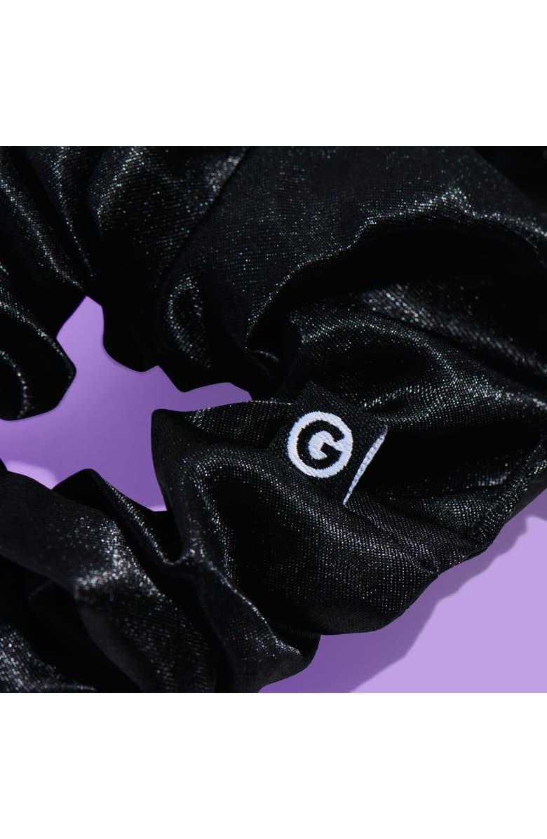 Gimme Beauty Large Satin Hair Scrunchies, Alternate, color, Black