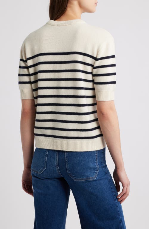 Frame The Cashmere Easy Crew Sweater In Neutral