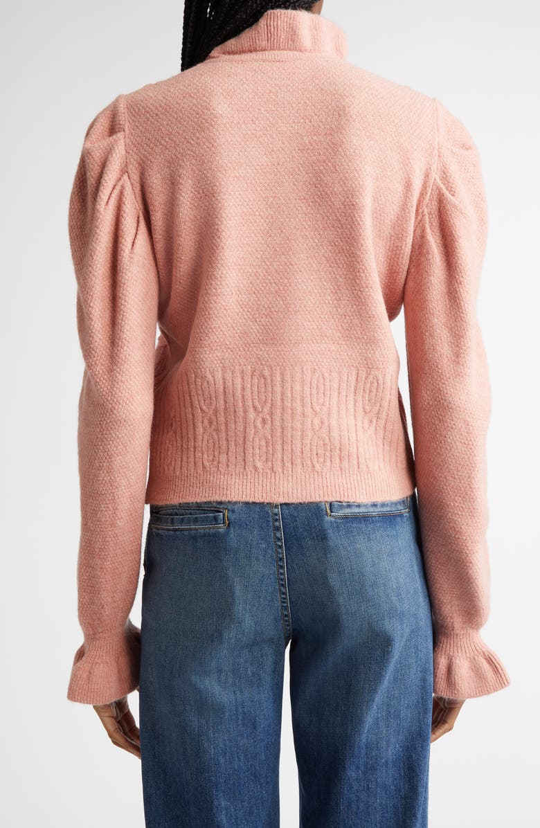 FARM Rio Ruffle Cardigan, Alternate, color, 