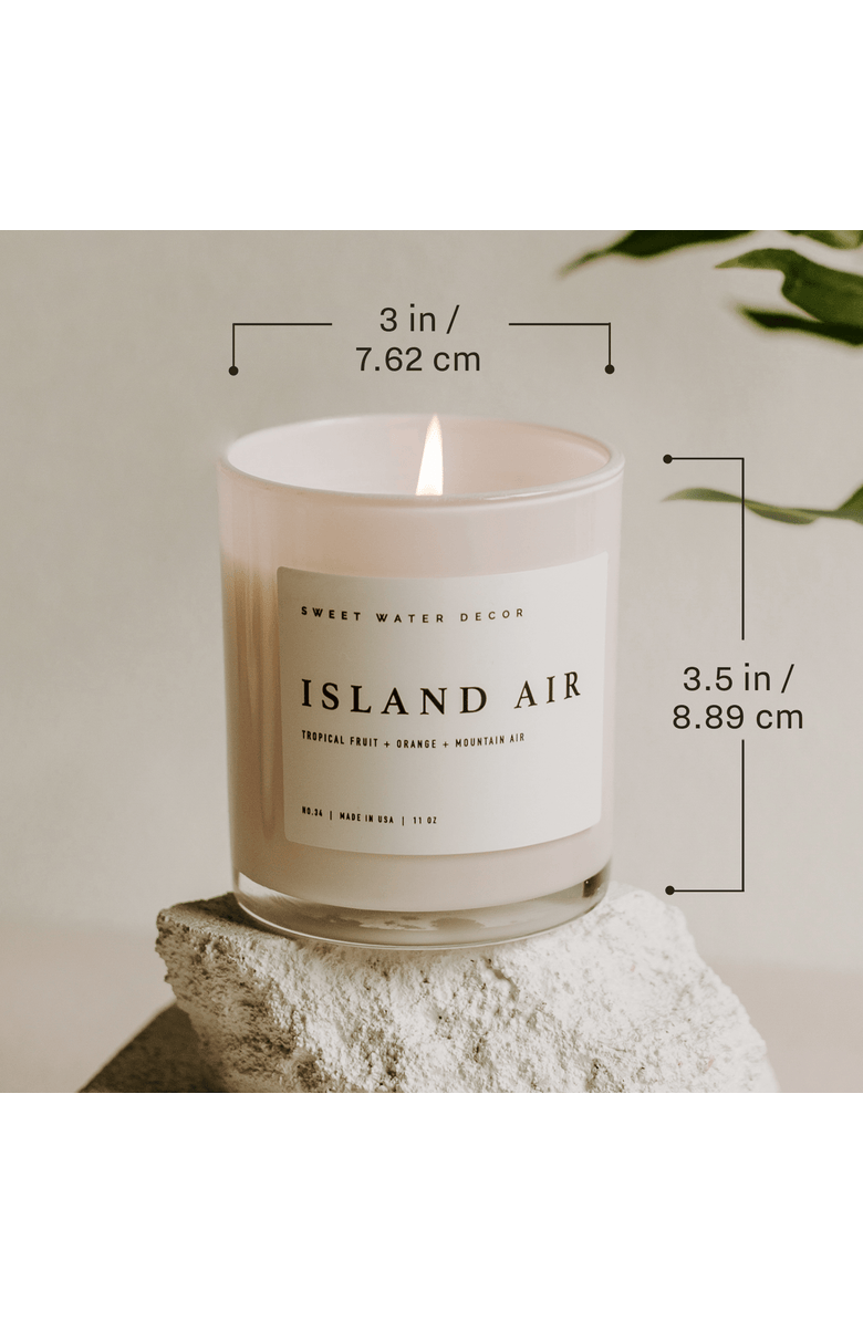SWEET WATER DECOR 11oz White Jar Candle - Spa Scents, Alternate, color, Relaxation