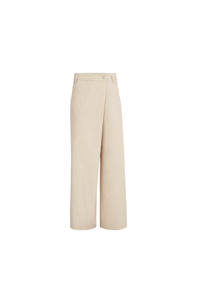 Brunello Cucinelli Loose Wrapped trousers, Main, color, Sand
