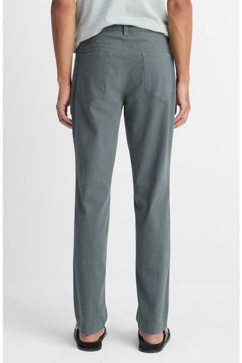 Dylan Slim Fit Peached Stretch Cotton Pants, Alternate, color, HARBOR BLUE