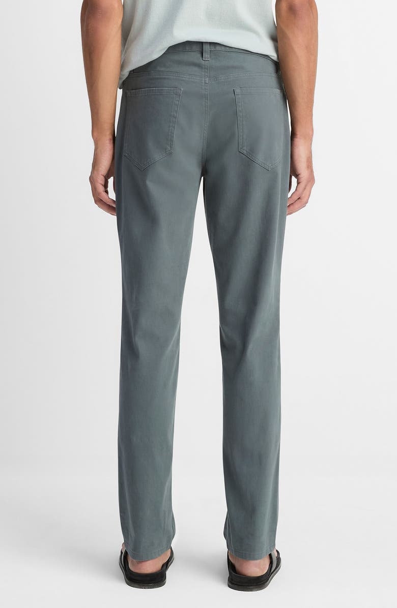 Vince Dylan Slim Fit Peached Stretch Cotton Pants, Alternate, color, Harbor Blue