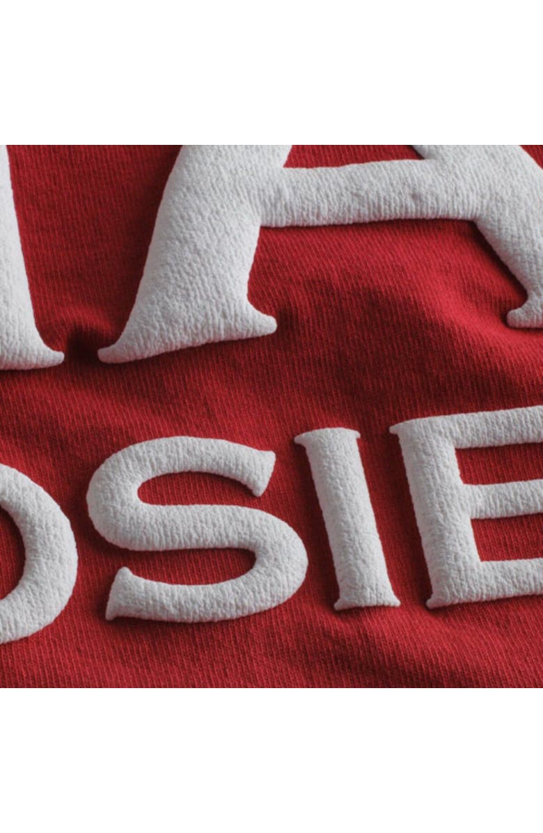 SPIRIT JERSEY Women's Crimson Indiana Hoosiers Ombre Long Sleeve Dip-Dyed Spirit Jersey, Alternate, color,