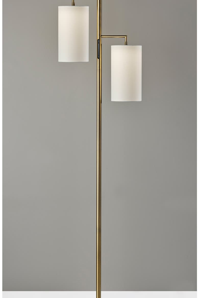 Matilda LED Tree Floor Lamp, Alternate, color, ANTIQUE BRASS