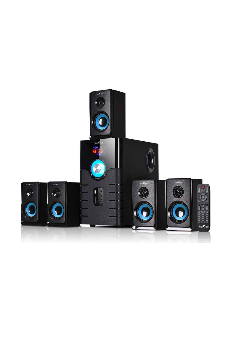 5.1 Channel Bluetooth Surround Sound Speaker, Main, color, Blue