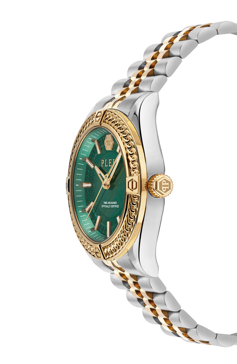 PHILIPP PLEIN Icon Chain Bracelet Watch, 43mm, Alternate, color, Two Tone