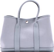Pre-Owned Hermes Garden Party Tote Toile and Leather 30
