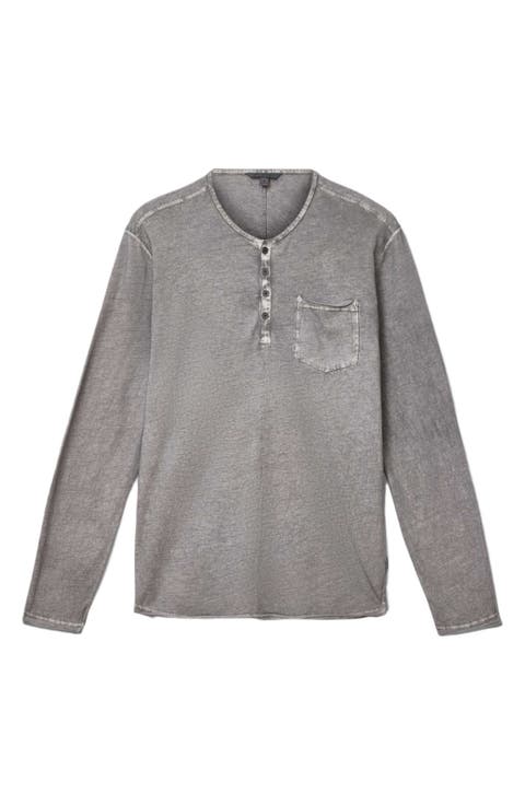 Baylor Organic Cotton Long Sleeve Henley