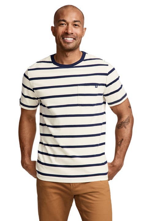 Men's 100% Cotton Legacy Pocket Crew Neck T-Shirt