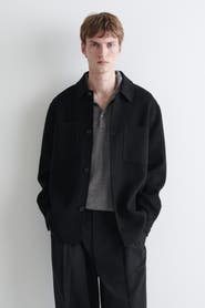 COS Double-faced Wool Overshirt