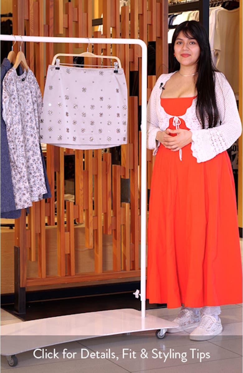 Olenna Embellished Miniskirt, sales video thumbnail