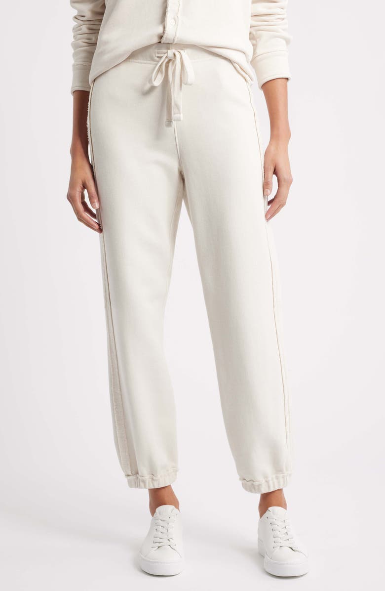 Frank & Eileen Sophie Cotton Joggers, Main, color, Vintage White