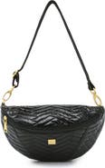 THINK ROYLN Little Runaway Moto Quilted Shoulder Bag