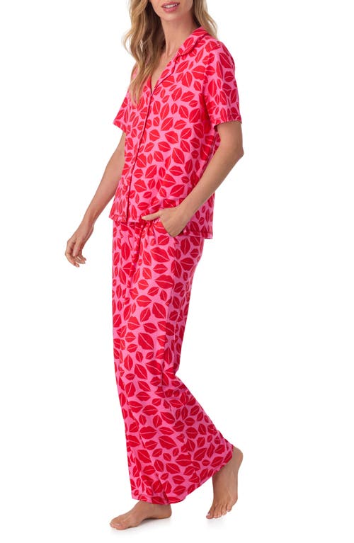 Room Service Pjs Print Pajamas In Red