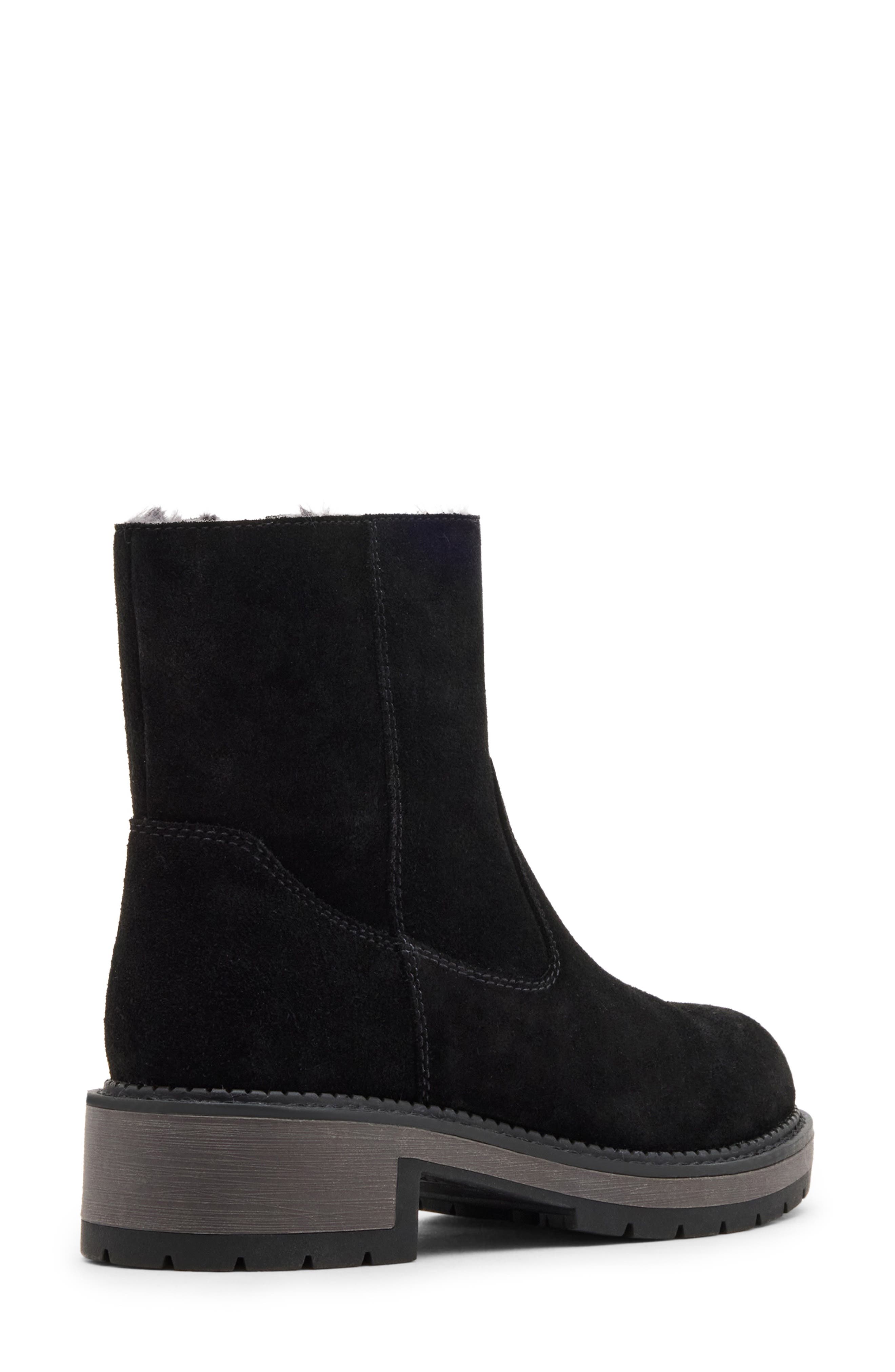 Blondo Nappa Waterproof Suede Bootie, Alternate, color, Black Suede