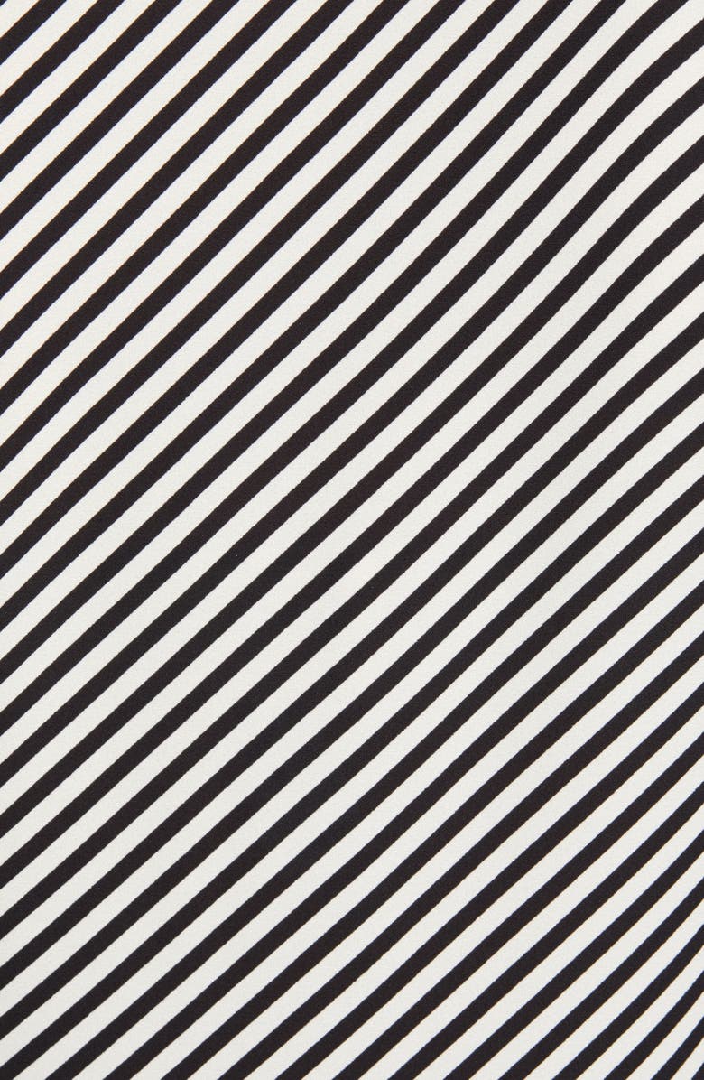 Anne Klein Stripe Extended Cuff Blouse, Alternate, color, 