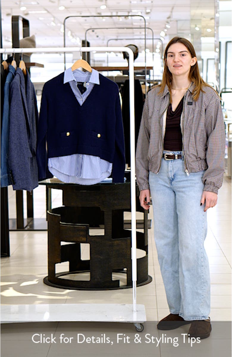 Layered Mixed Media Sweater, sales video thumbnail