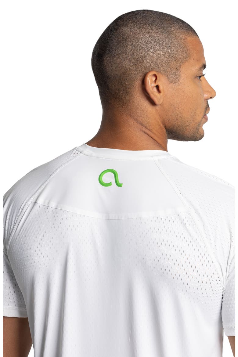 Performance Pickleball Short Sleeve, Alternate, color, White Lotus