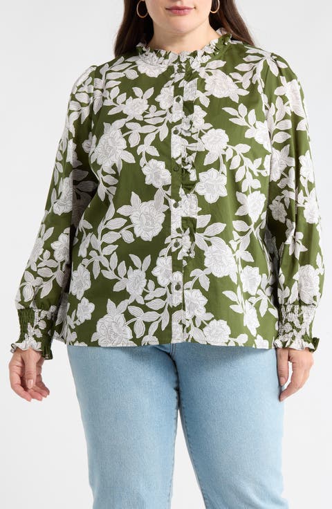 Haizley Floral Top (Plus)