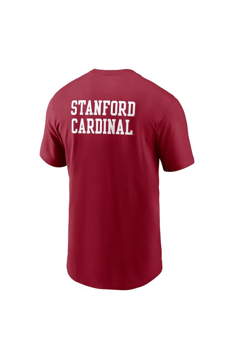 Nike Men's Nike Cardinal Stanford Cardinal 2-Hit Stacked T-Shirt, Alternate, color, Cardinal