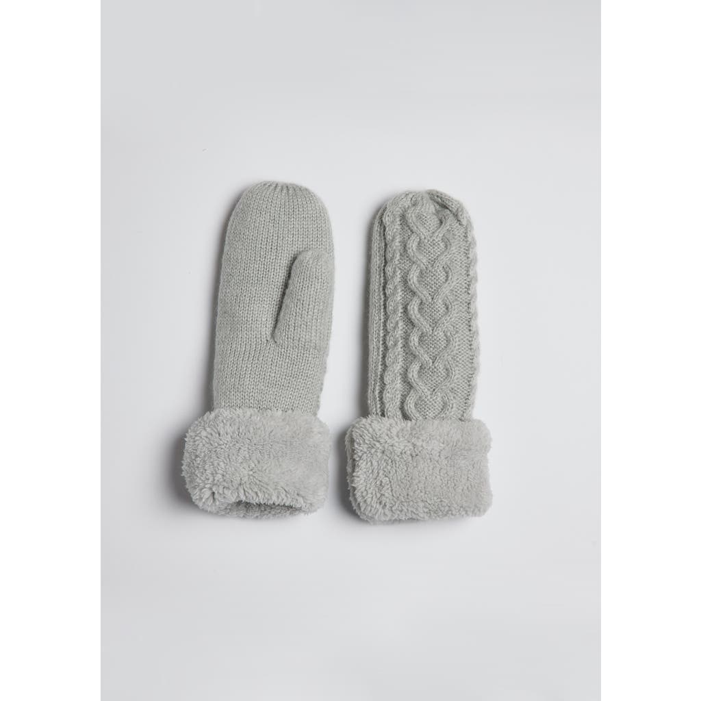 Hat Attack Flurry Lined Mitten In Gray