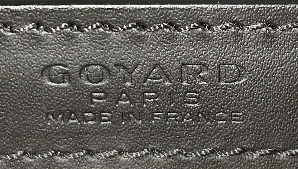 Pre-Owned Goyard Saigon Top Handle Bag Coated Canvas with Leather PM, Alternate, color, 