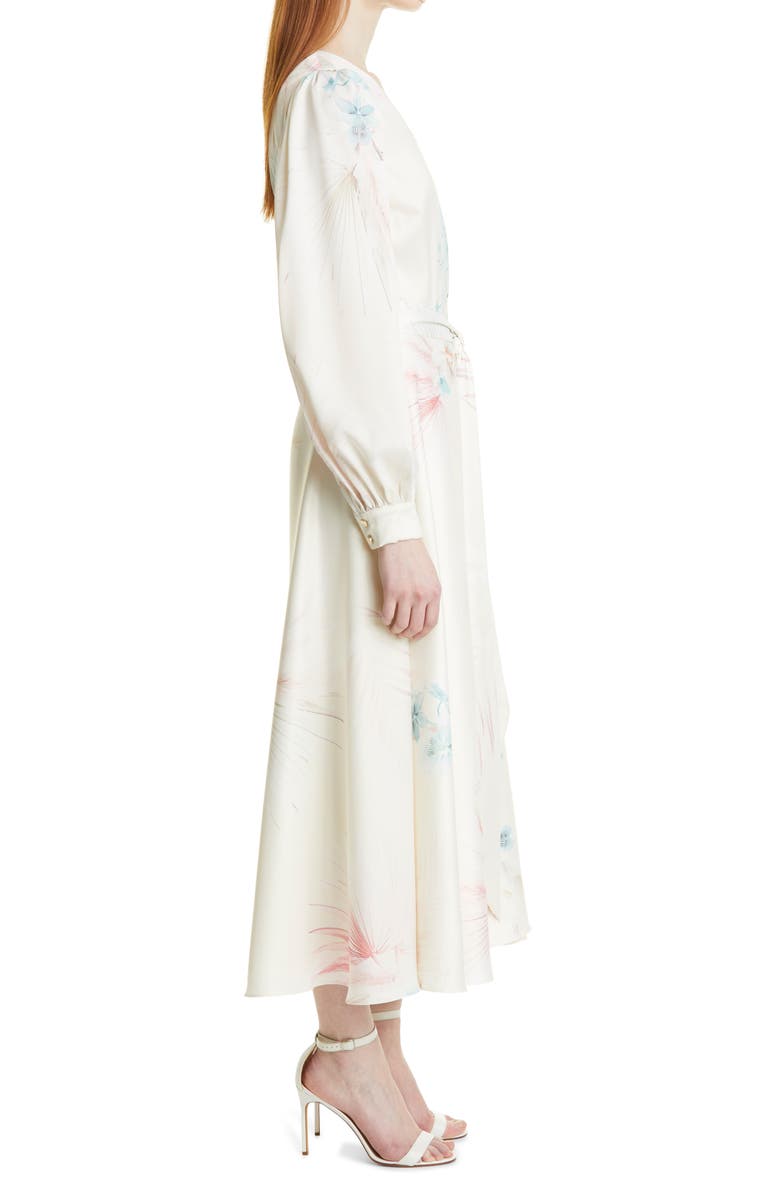 Ted Baker London Floral Long Sleeve Maxi Dress, Alternate, color,