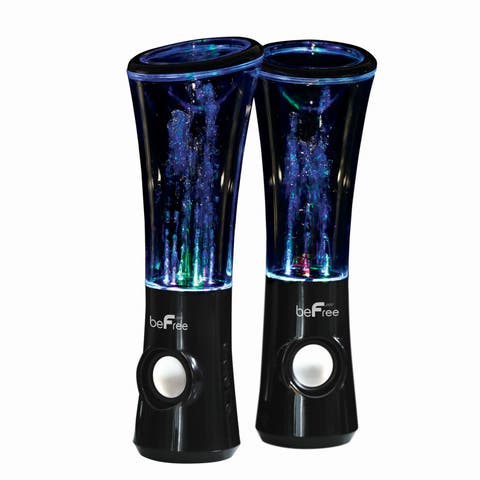 Dancing Water Bluetooth Computer Speakers with Color Changing LED Lights