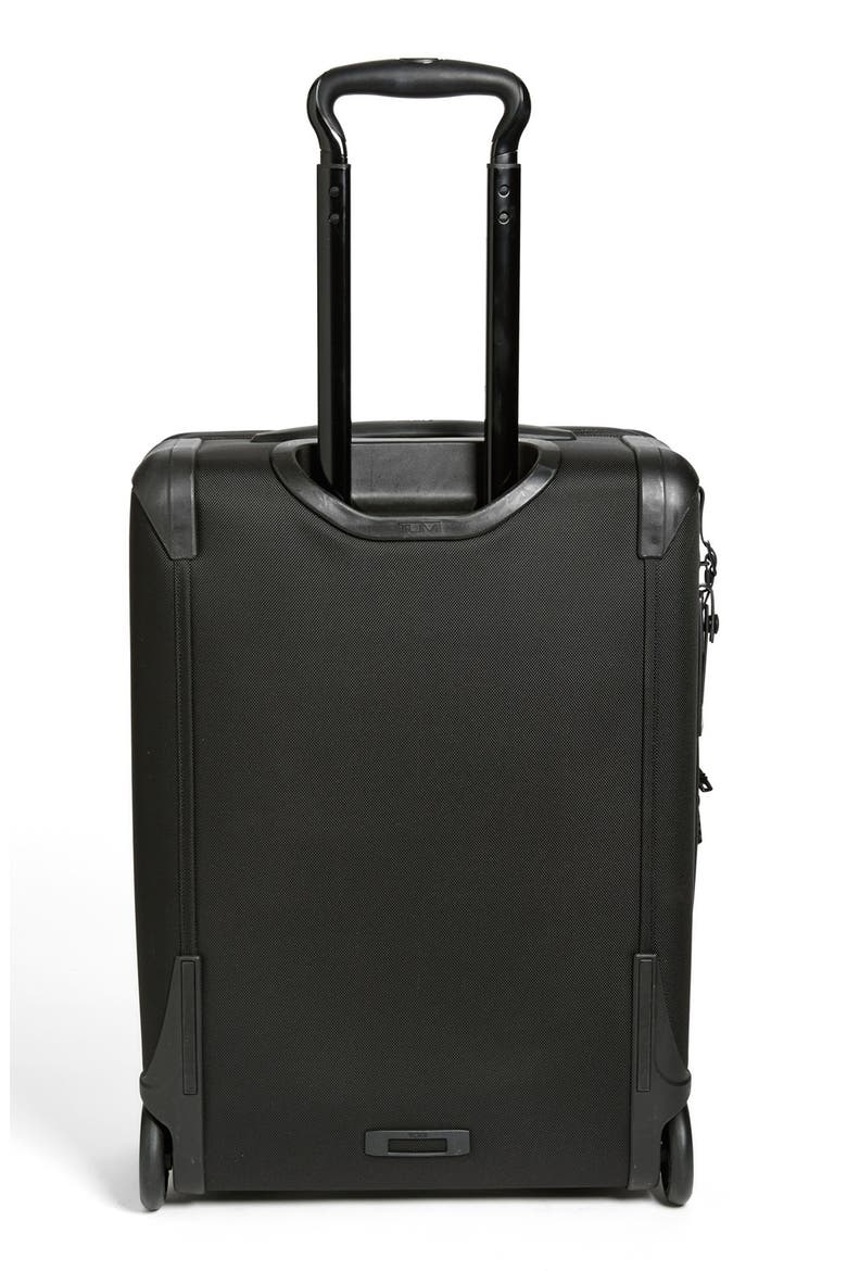 'Alpha 2' Frequent Traveller Expandable Wheeled Packing Case, Alternate, color, BLACK