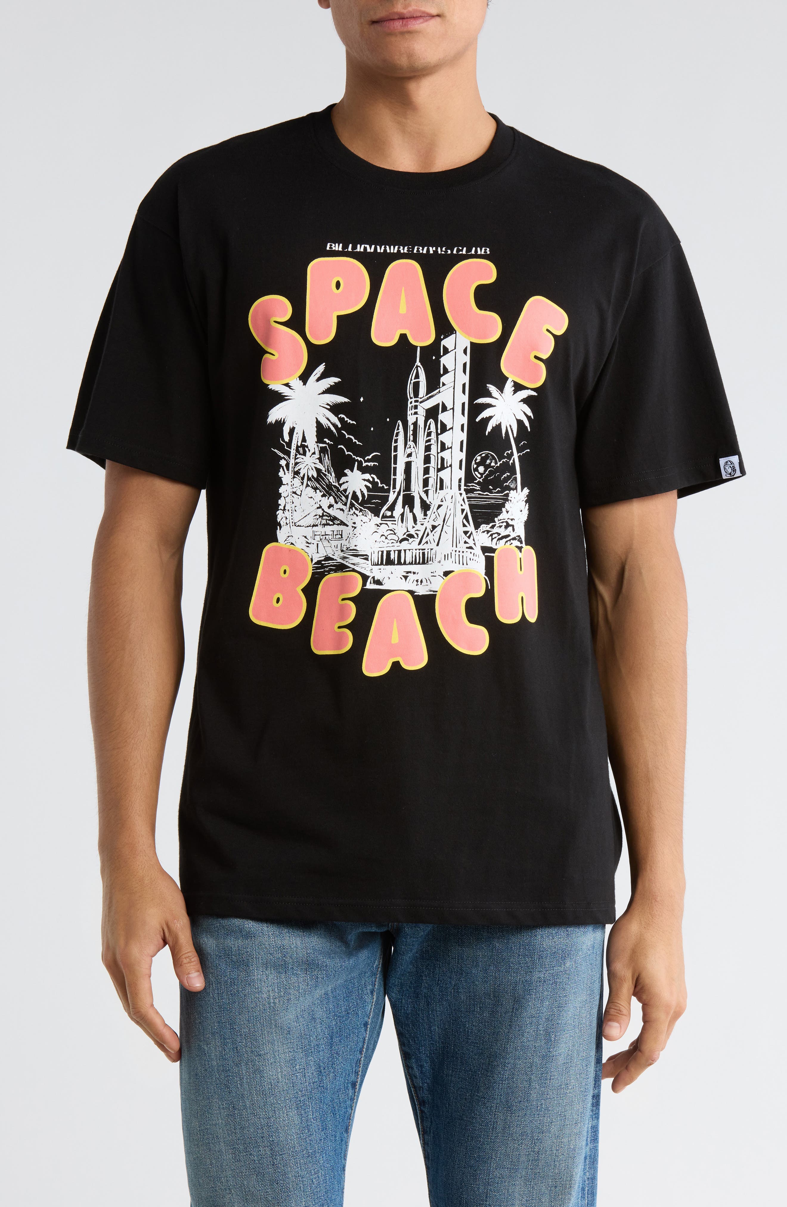 Billionaire Boys Club Space Beach Graphic Short Sleeve T-Shirt