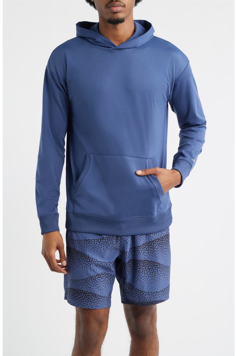 Tempo Comfort Performance Hoodie, Main, color, BLUE