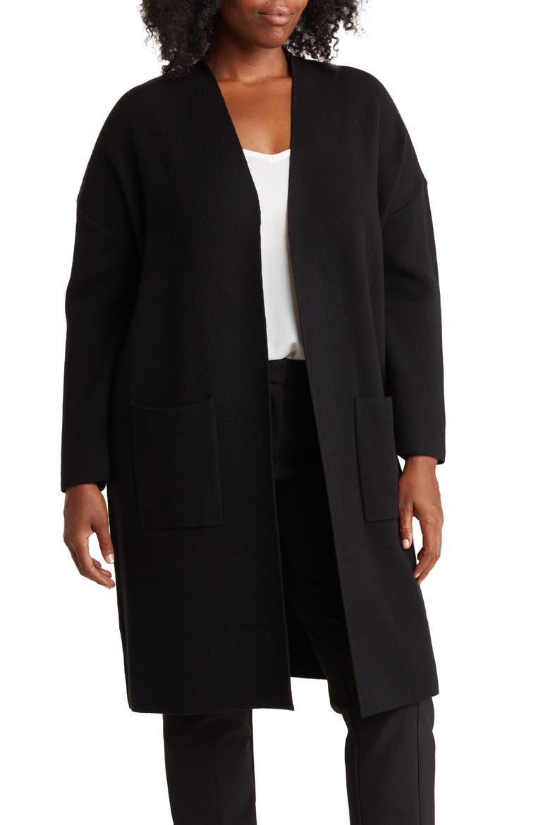 Mel Pocket Cardigan, Main, color, BLACK