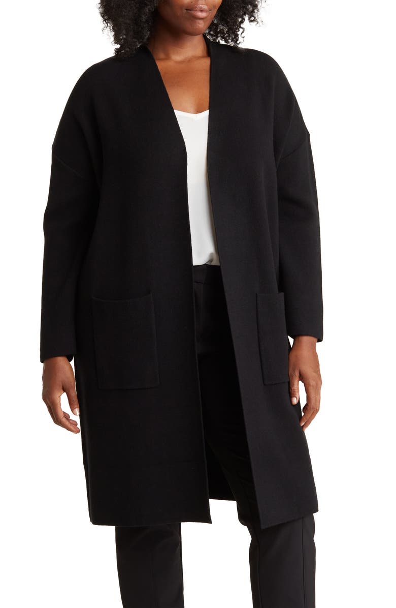 BY DESIGN Mel Pocket Cardigan, Main, color, Black