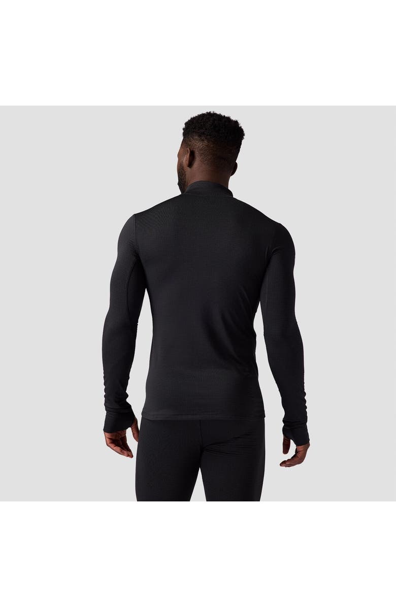 Backcountry Pines Micrrid Ultra-Lt Baselayer 1/4-Zip Top - Men's, Alternate, color, Black