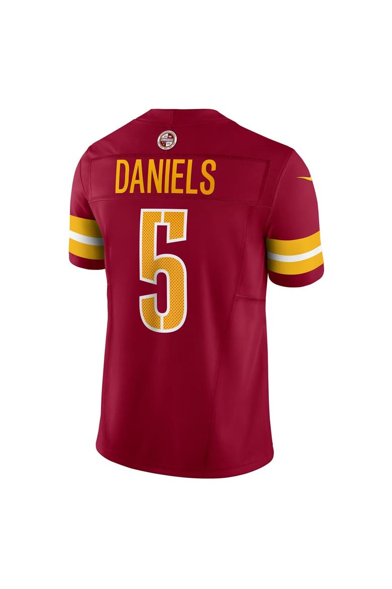 Men's Nike Jayden Daniels Burgundy Washington Commanders Vapor F.U.S.E. Limited Jersey, Alternate, color, Burgundy