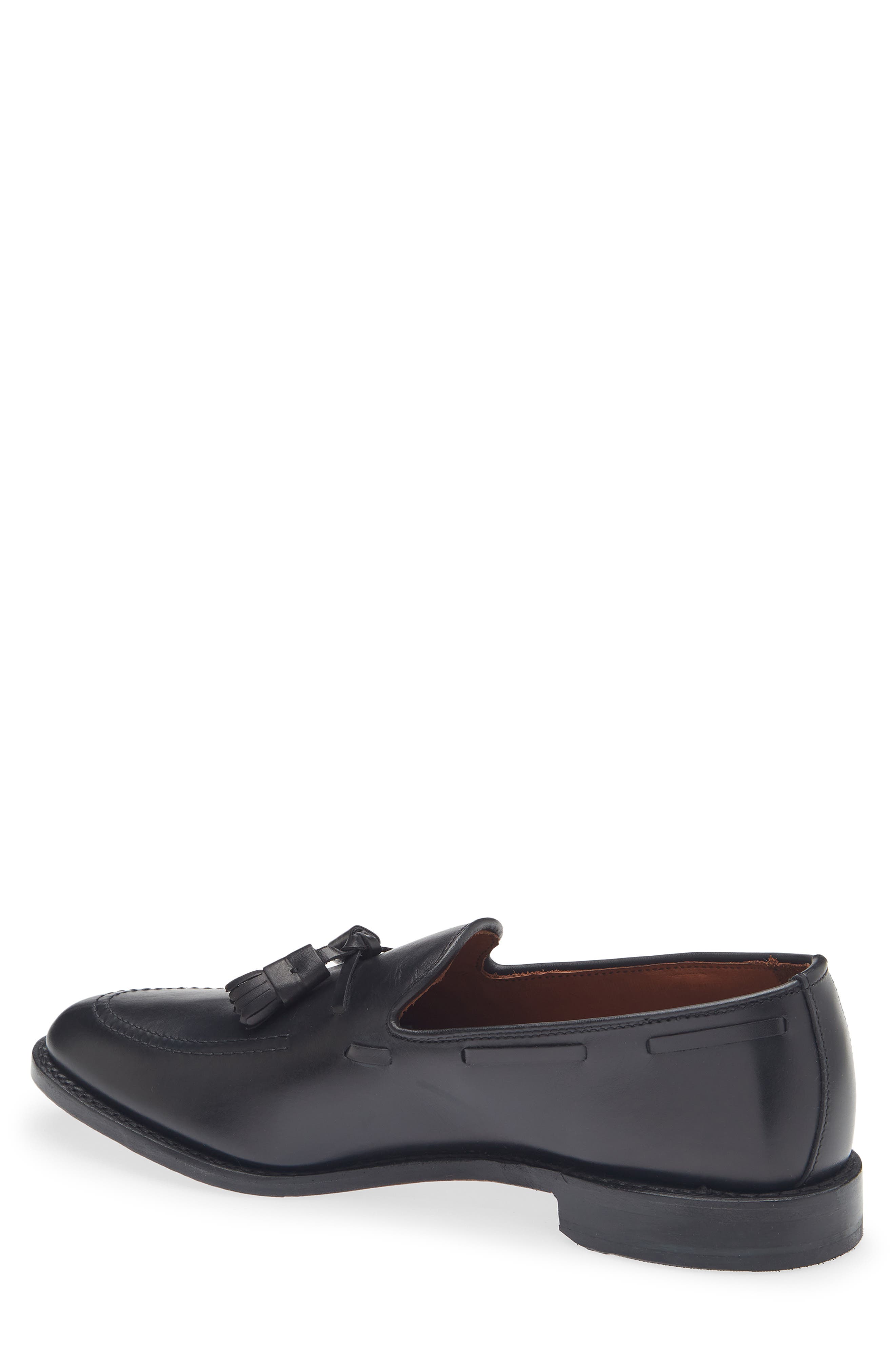 Allen Edmonds Grayson Tassel Loafer, Alternate, color, Black Leather