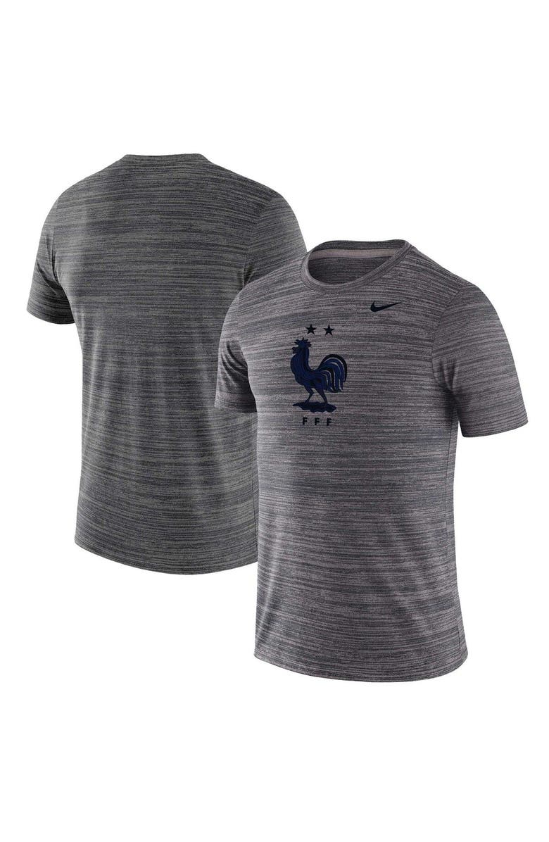 Nike Men's Nike Gray France National Team Primary Logo Velocity Legend Performance T-Shirt, Main, color,