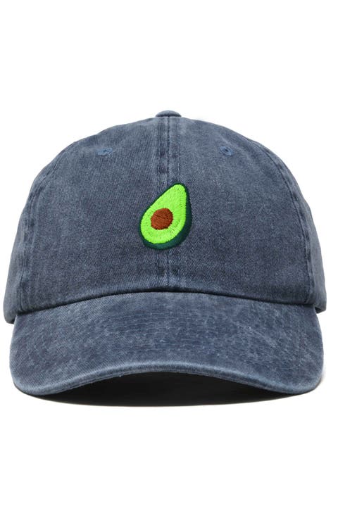 Avocado Embroidered Food Hat
