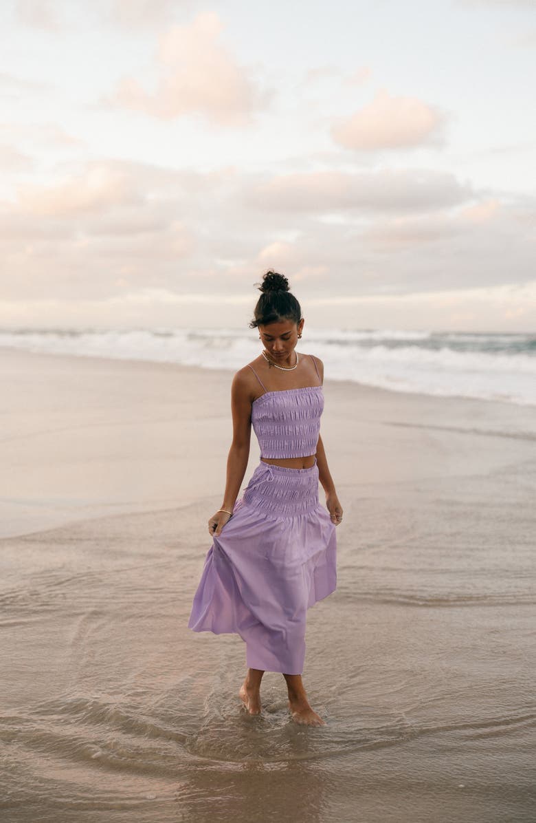 Petal & Pup Adine Crop Camisole & Skirt Set, Alternate, color, Lilac