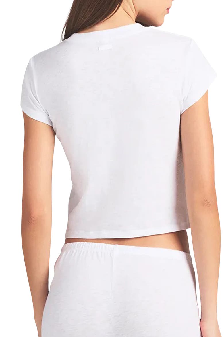 Worn In Jersey Pajama Baby Tee, Alternate, color, SNOW