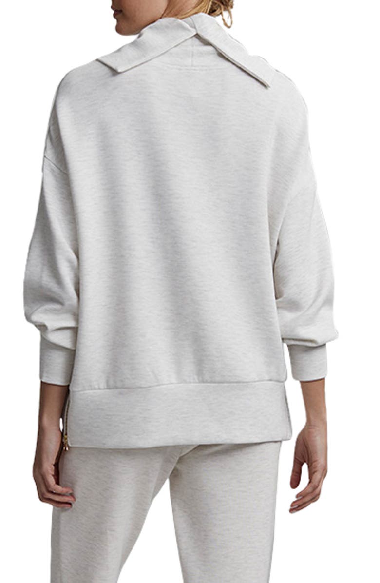 Varley Priya Longline Cowl Neck Sweatshirt, Alternate, color,