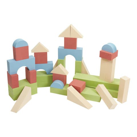 Jumbo Foam Colored Blocks - 36 Pieces