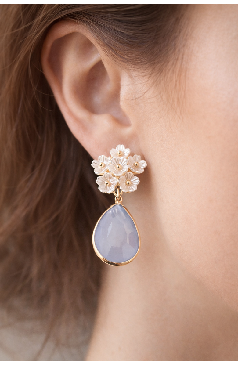 Erin McDermott Jewelry Bluebell Garden Drops, Alternate, color, Blue-Green