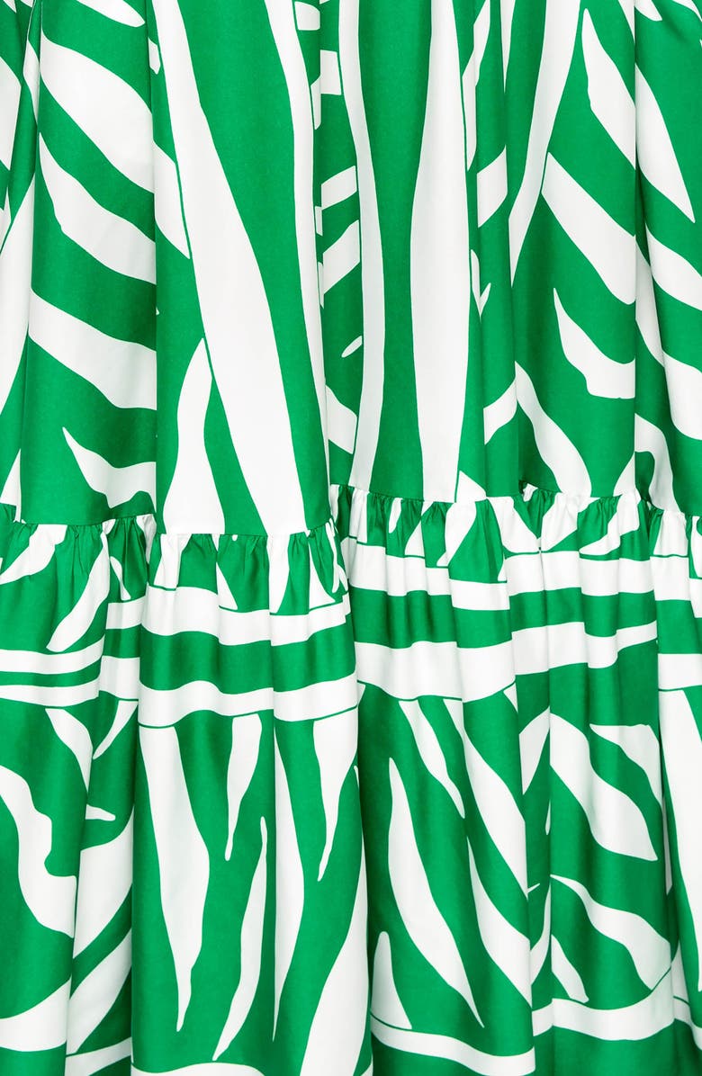 BUXOM COUTURE Animal Print Maxi Dress, Alternate, color, Green