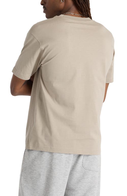 New Balance Sport Essentials Relaxed Fit Cotton T-shirt In Neutral