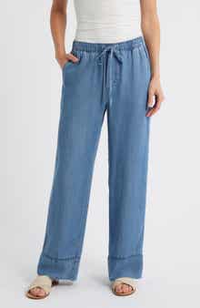 Cloth & Stone Ladder Trim Drawstring Pants